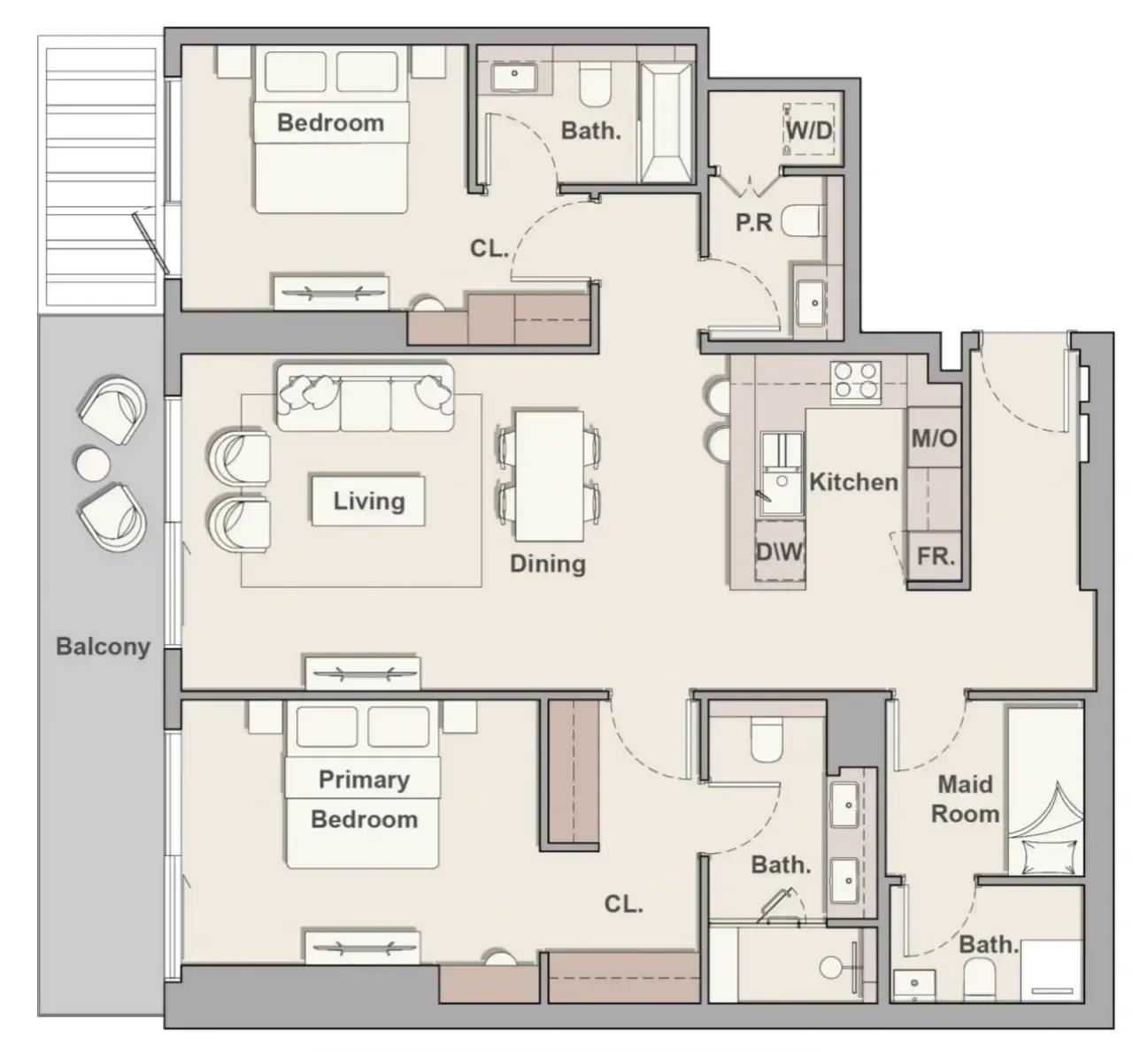 Ellington The Hillgate floor plan