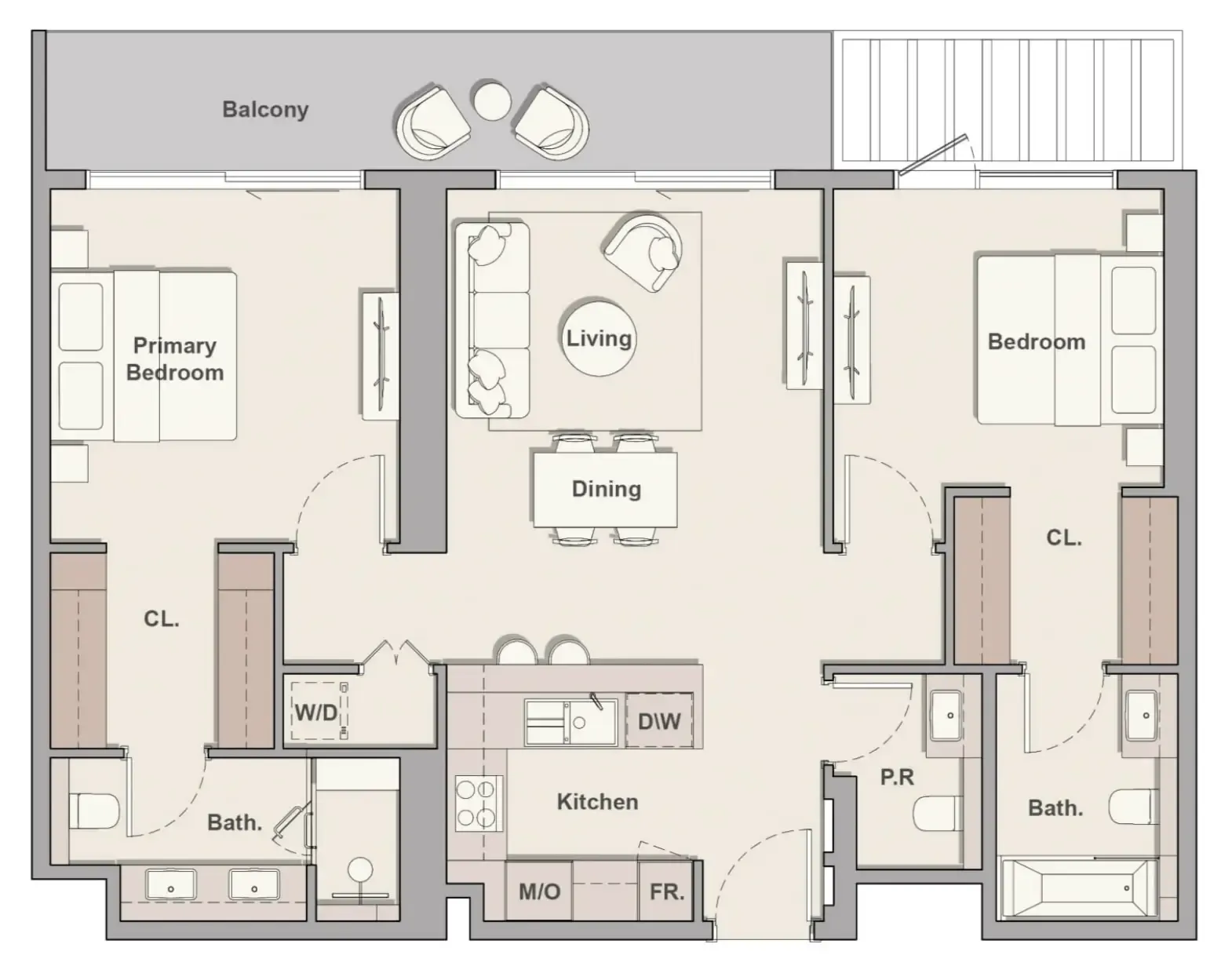 Ellington The Hillgate floor plan