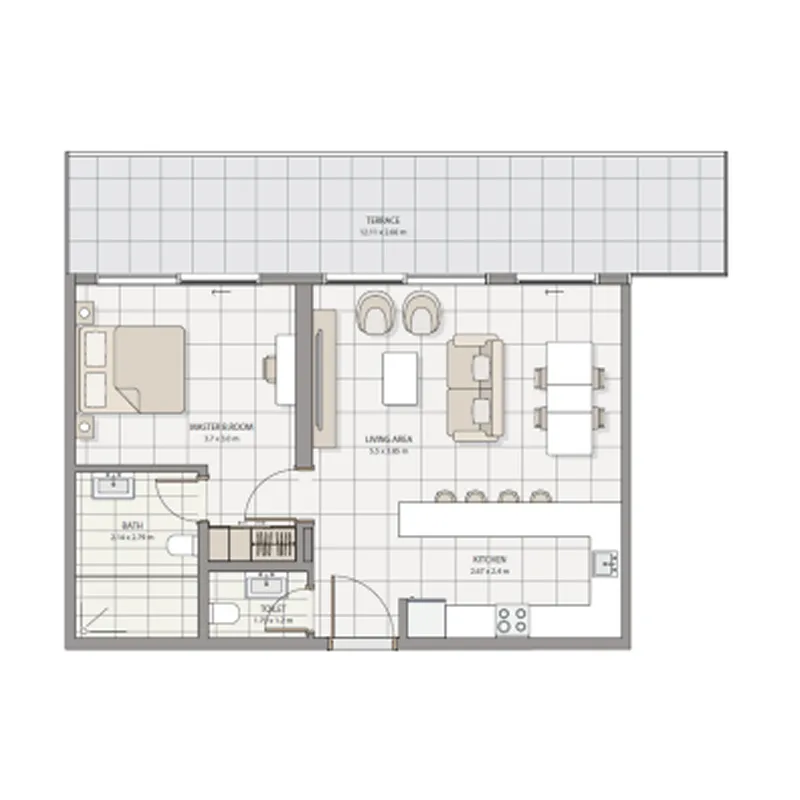 Advanced Properties The Icon Tower floor plan