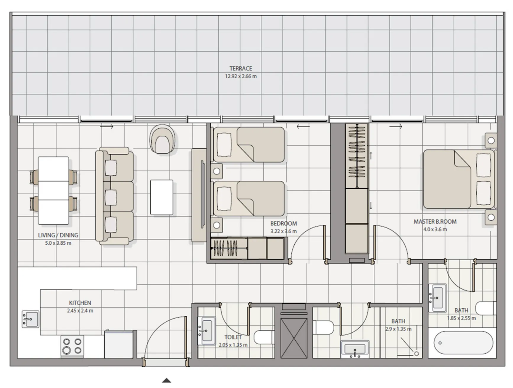 Advanced Properties The Icon Tower floor plan