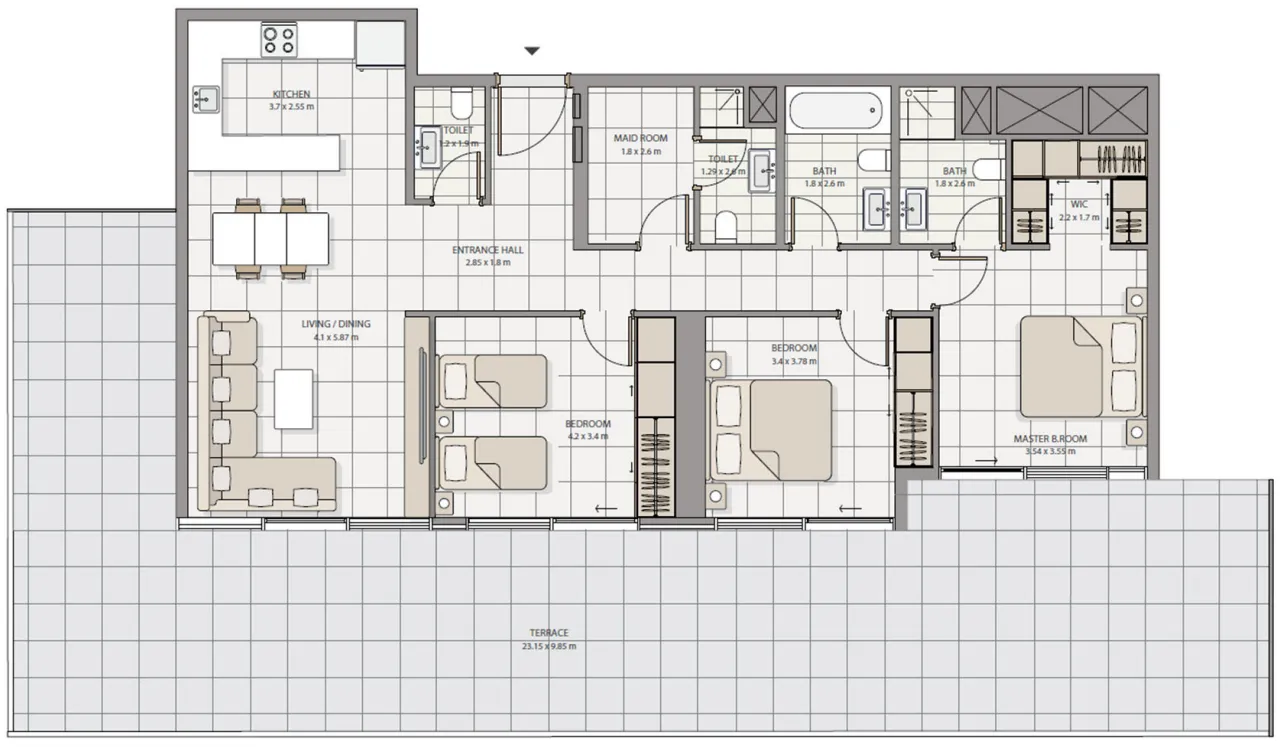 Advanced Properties The Icon Tower floor plan