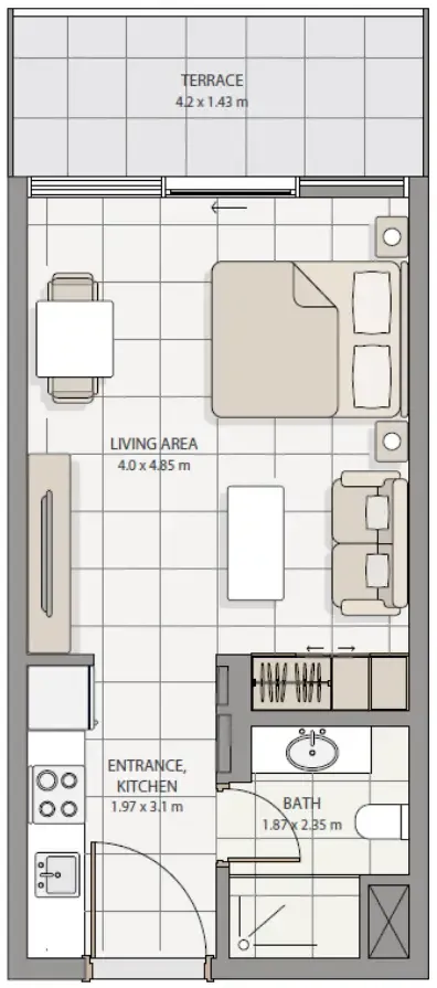 Advanced Properties The Icon Tower floor plan