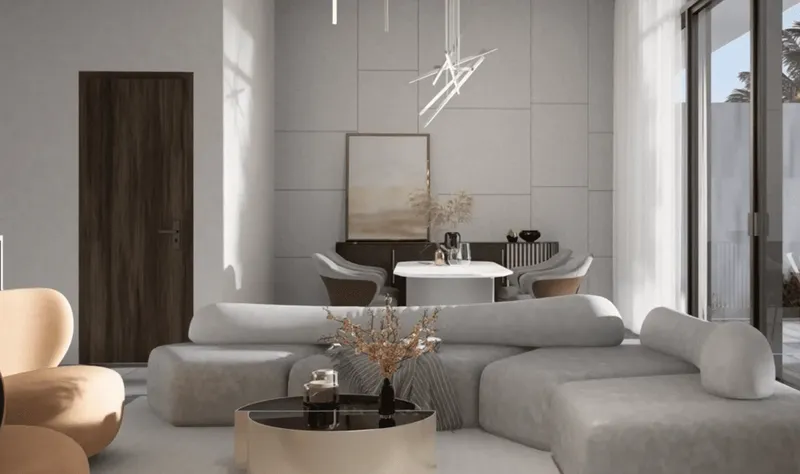 Interior at The Icon Tower in Yas Island Abu Dhabi