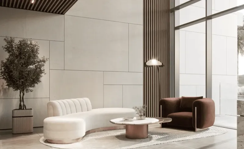 Lobby at The Icon Tower in Yas Island Abu Dhabi