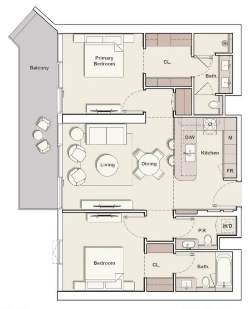Ellington The Meriva Collection floor plan