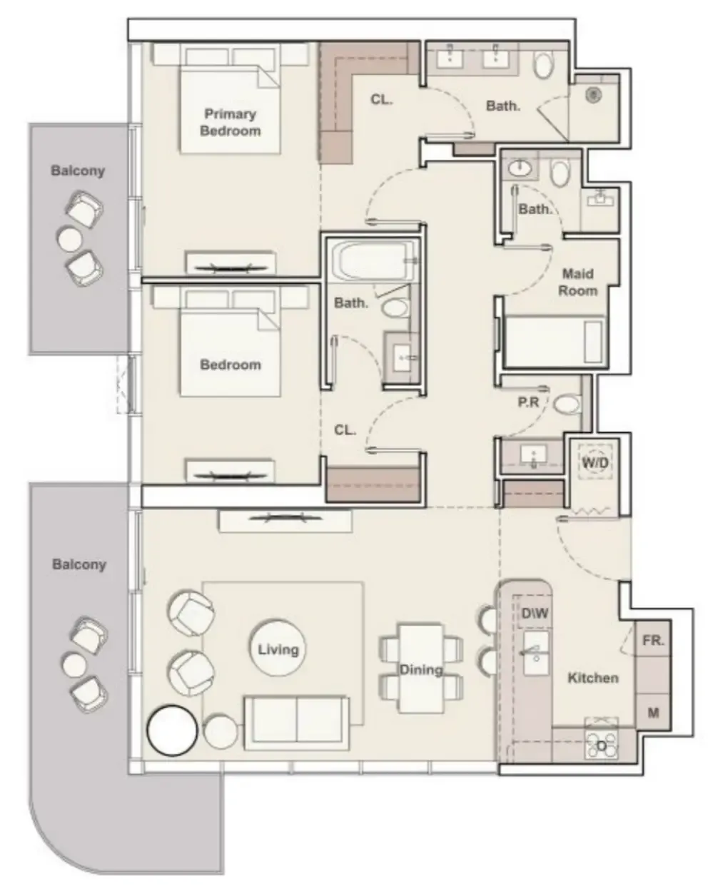 Ellington The Meriva Collection floor plan