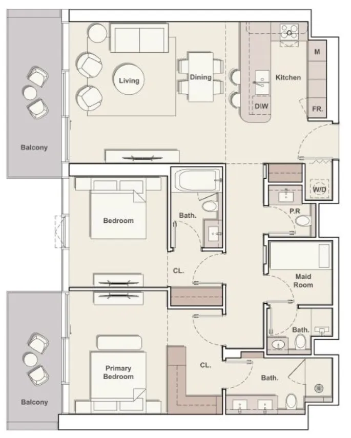 Ellington The Meriva Collection floor plan