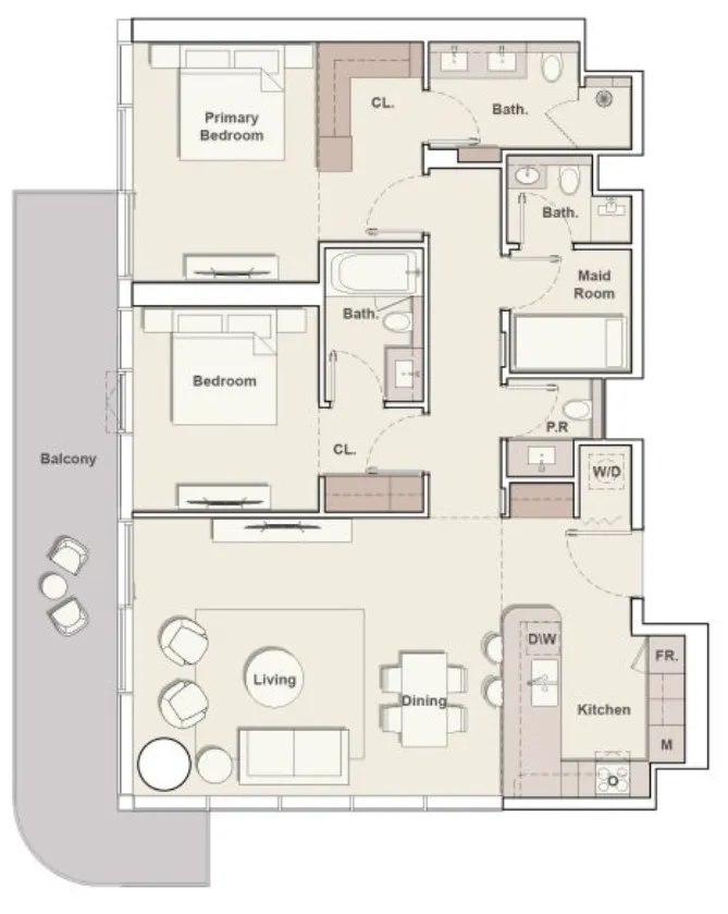Ellington The Meriva Collection floor plan