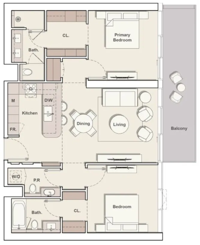 Ellington The Meriva Collection floor plan