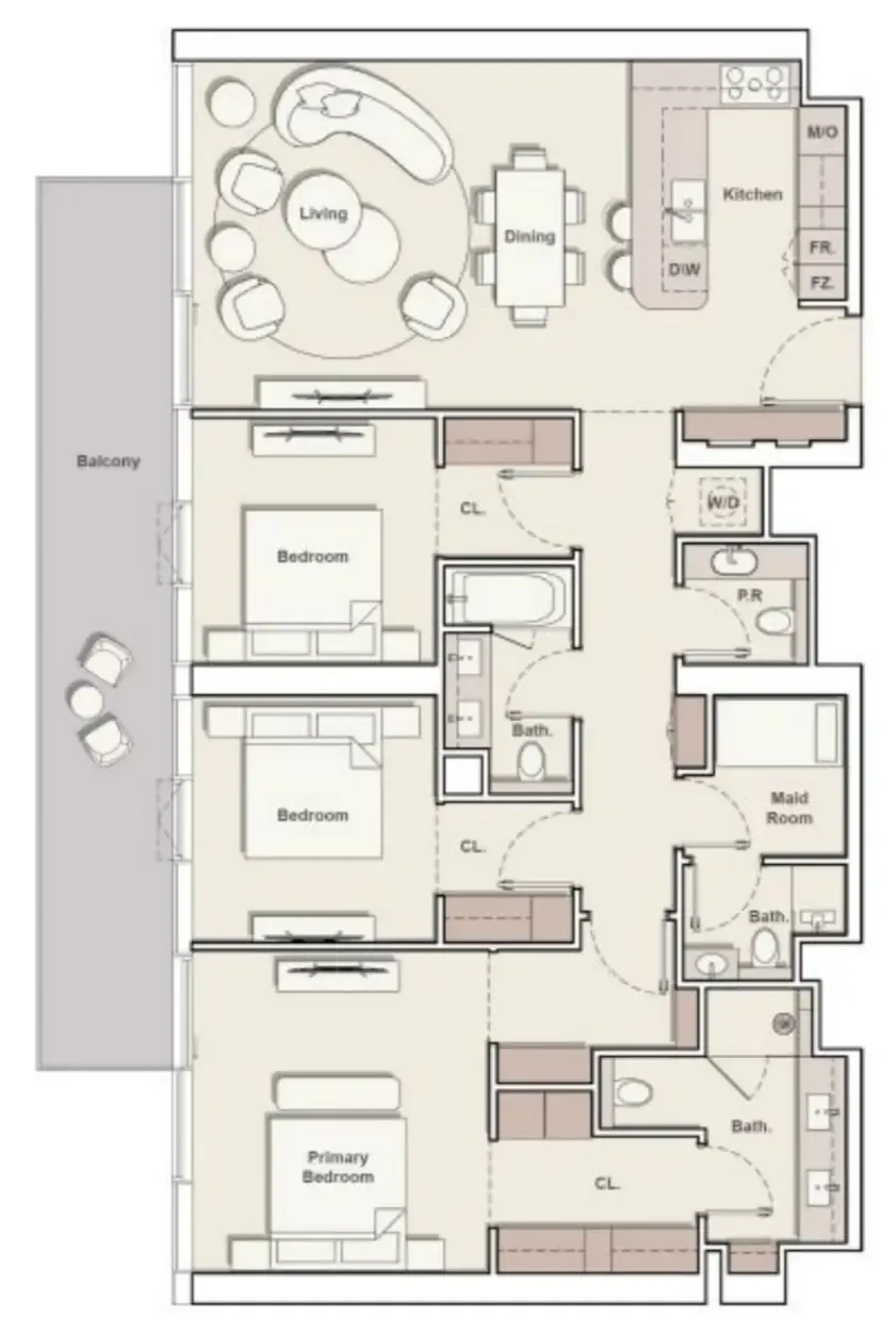 Ellington The Meriva Collection floor plan