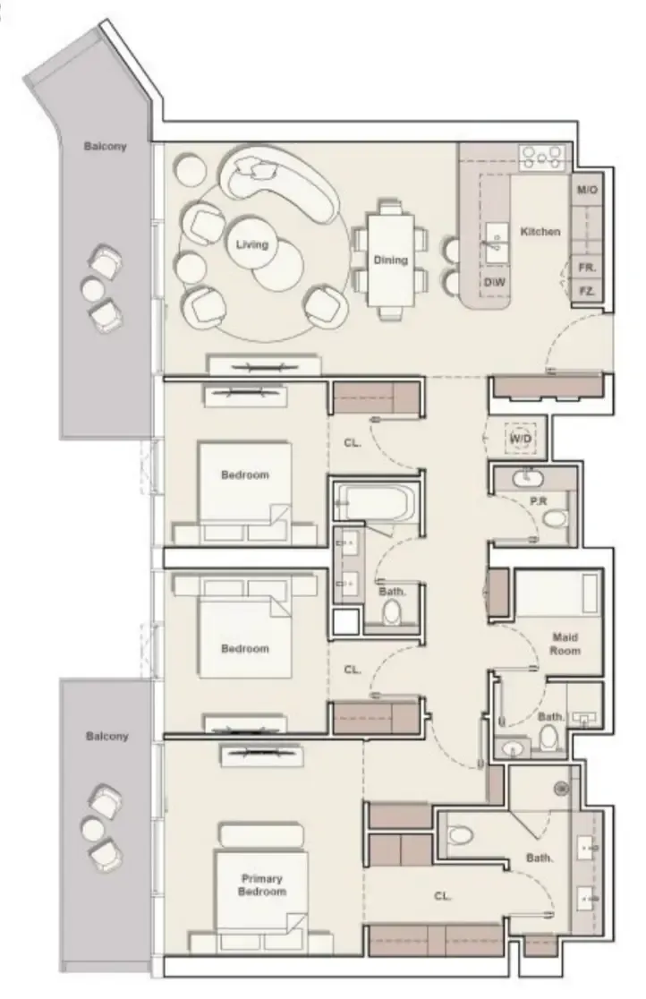 Ellington The Meriva Collection floor plan