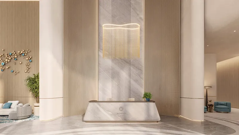 Lobby at The Meriva Collection in Dubai Islands Dubai