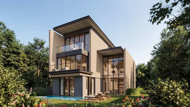 Exterior at The Orchard at Sobha City in Abu Dhabi Abu Dhabi