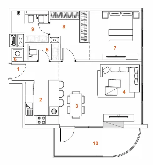 Peak Summit Real Estate Development The Orchard Place floor plan