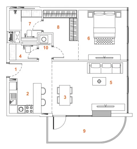 Peak Summit Real Estate Development The Orchard Place floor plan