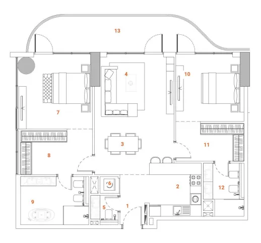 Peak Summit Real Estate Development The Orchard Place floor plan