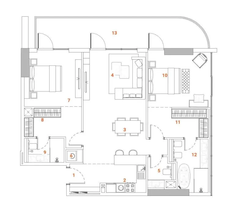 Peak Summit Real Estate Development The Orchard Place floor plan