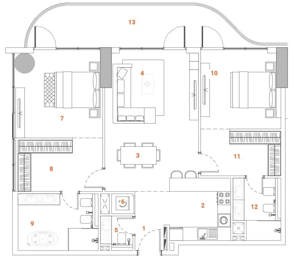 Peak Summit Real Estate Development The Orchard Place floor plan