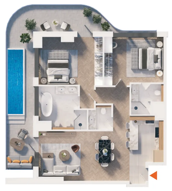 Peak Summit Real Estate Development The Orchard Place floor plan