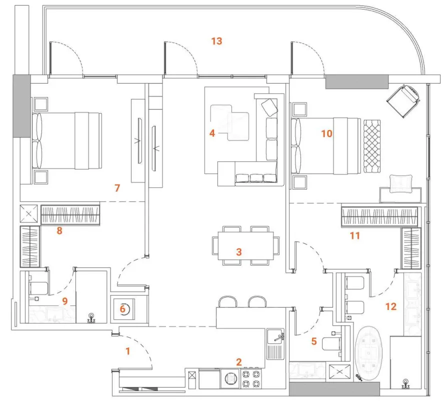Peak Summit Real Estate Development The Orchard Place floor plan