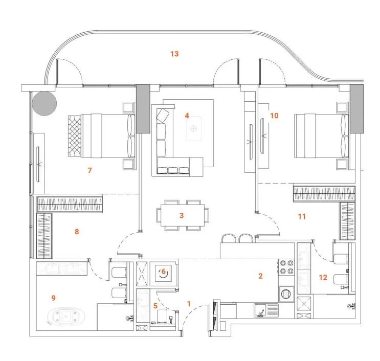 Peak Summit Real Estate Development The Orchard Place floor plan
