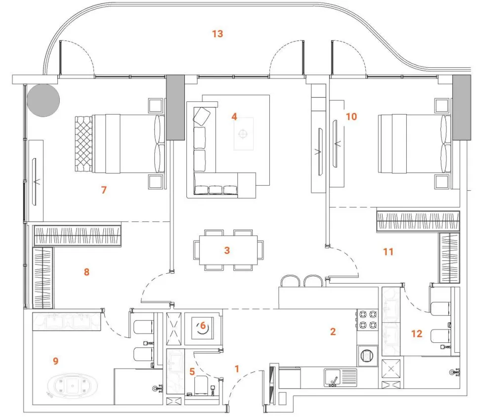 Peak Summit Real Estate Development The Orchard Place floor plan