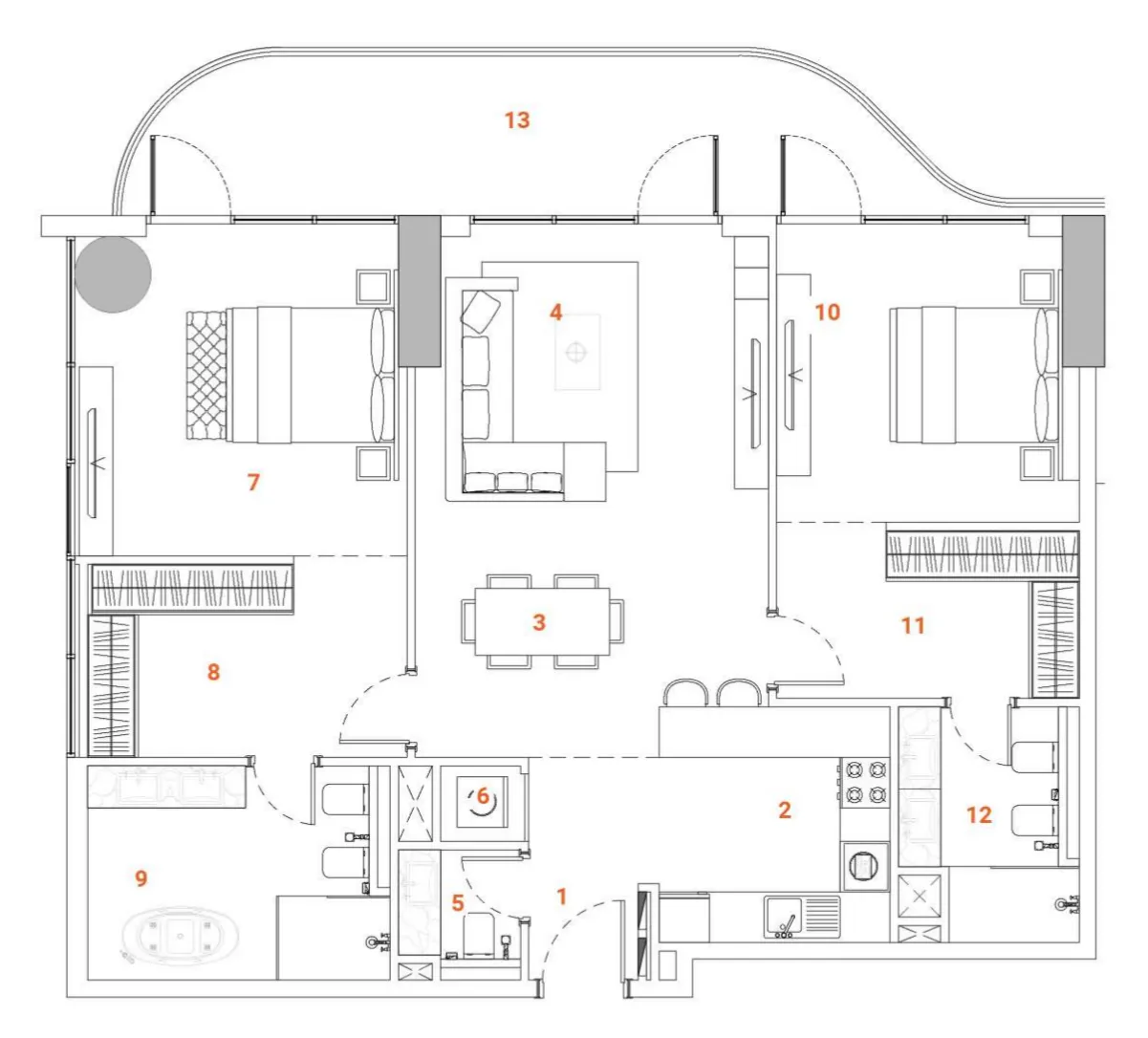 Peak Summit Real Estate Development The Orchard Place floor plan