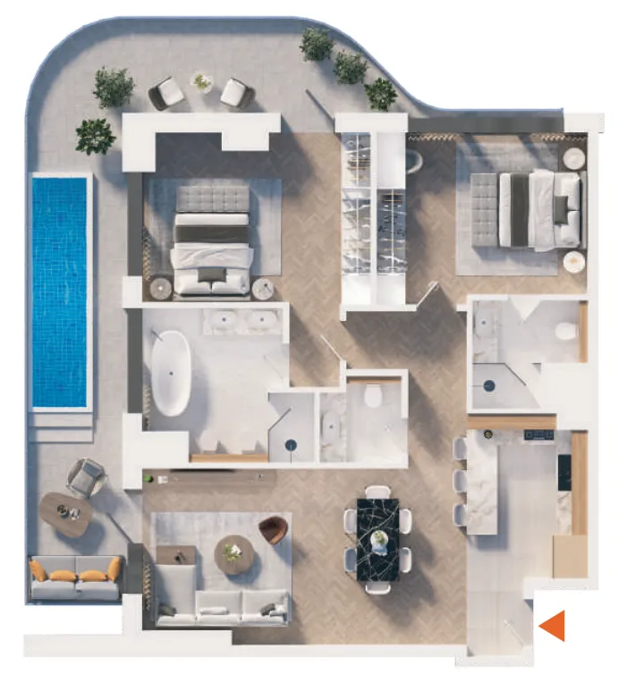 Peak Summit Real Estate Development The Orchard Place floor plan