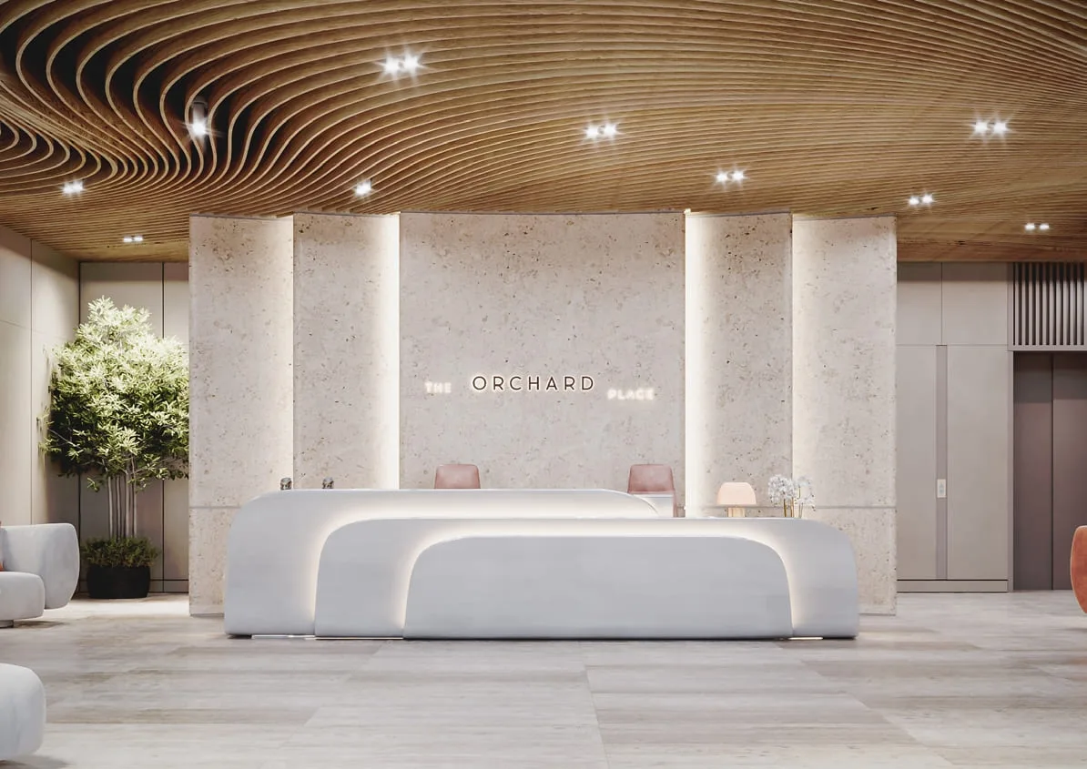 Peak Summit Real Estate Development The Orchard Place Lobby