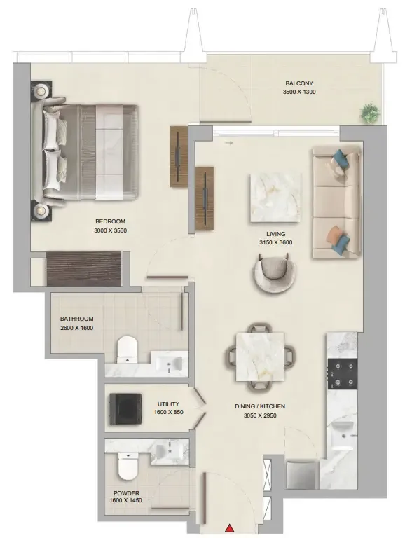 Sobha The Pinnacle at Sobha Central floor plan