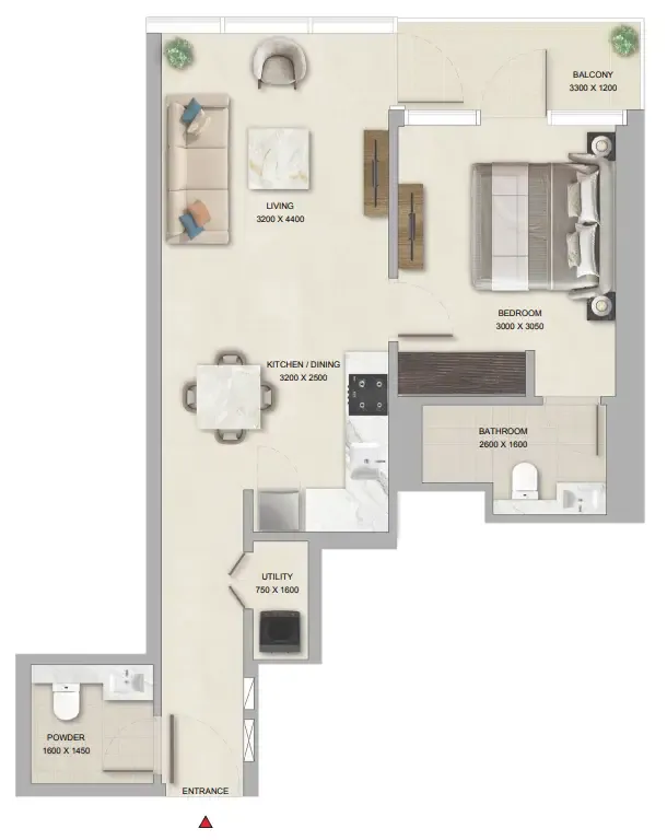 Sobha The Pinnacle at Sobha Central floor plan