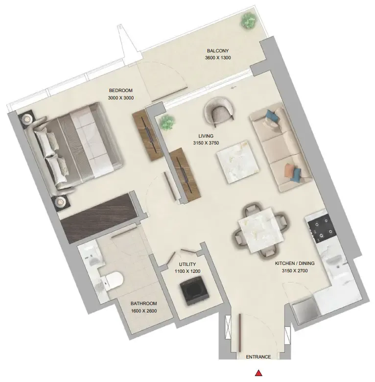 Sobha The Pinnacle at Sobha Central floor plan