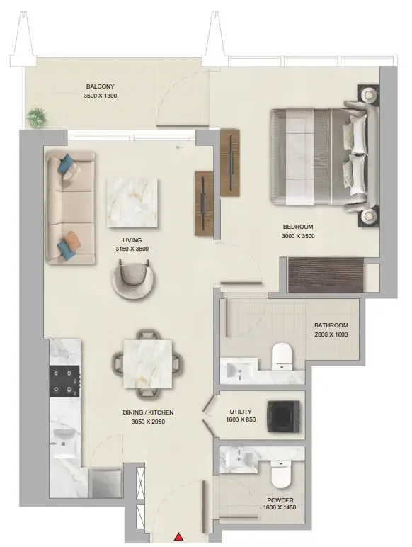 Sobha The Pinnacle at Sobha Central floor plan