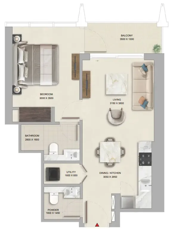 Sobha The Pinnacle at Sobha Central floor plan