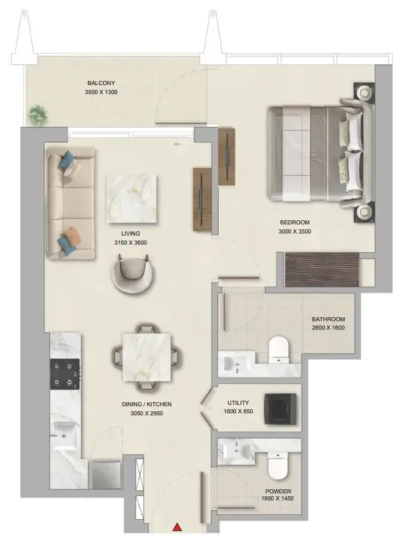 Sobha The Pinnacle at Sobha Central floor plan