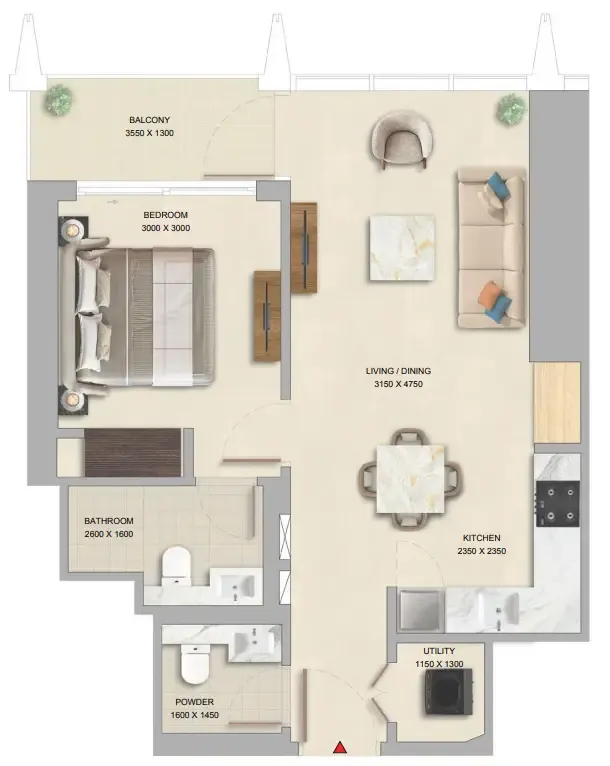 Sobha The Pinnacle at Sobha Central floor plan