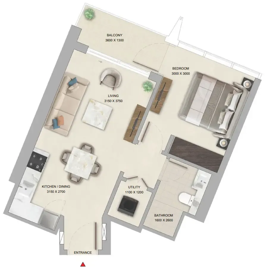 Sobha The Pinnacle at Sobha Central floor plan