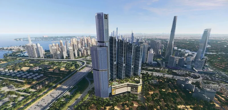 Exterior at The Pinnacle at Sobha Central in Dubai