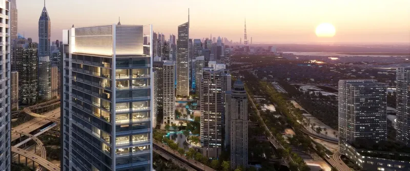 Exterior at The Pinnacle at Sobha Central in Dubai