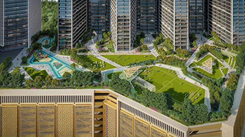 Exterior at The Pinnacle at Sobha Central in Dubai