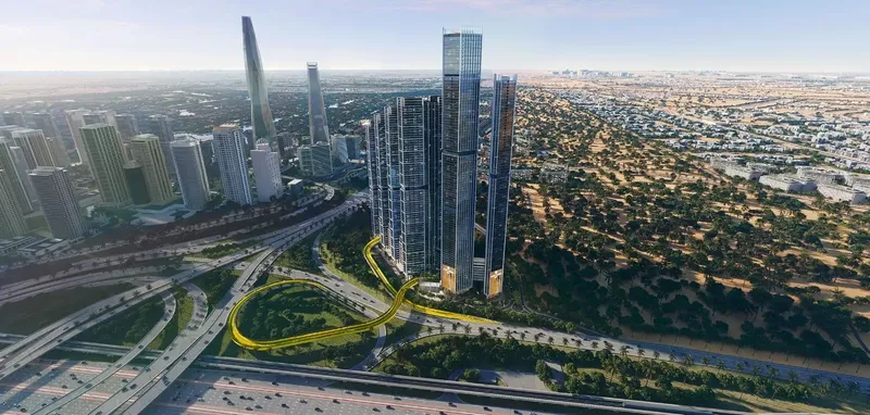 Exterior at The Pinnacle at Sobha Central in Dubai