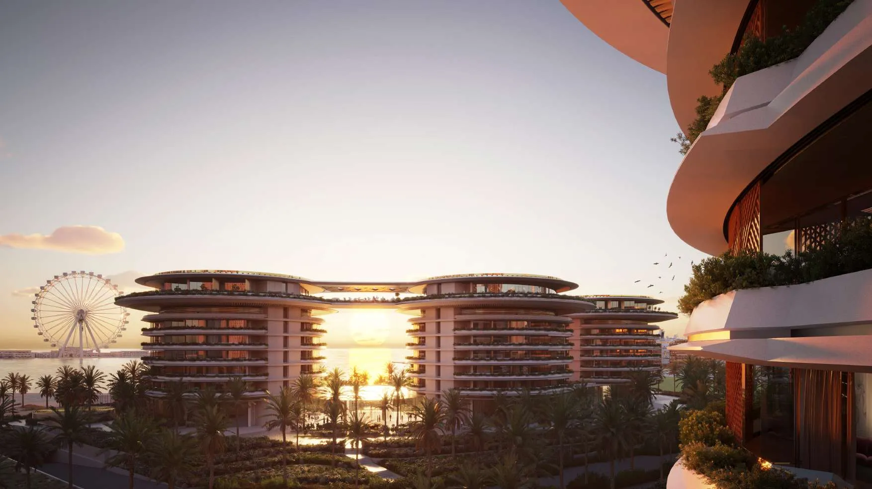 H&H Development The Residences at The Dubai Beach EDITION Exterior