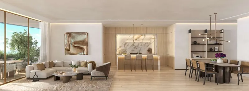Interior at The Residences at The Dubai Beach EDITION in Jumeirah Beach Residence (JBR) Dubai