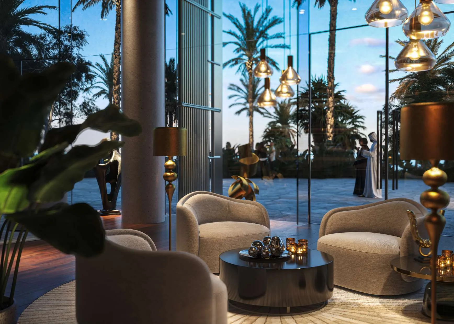H&H Development The Residences at The Dubai Beach EDITION Lobby