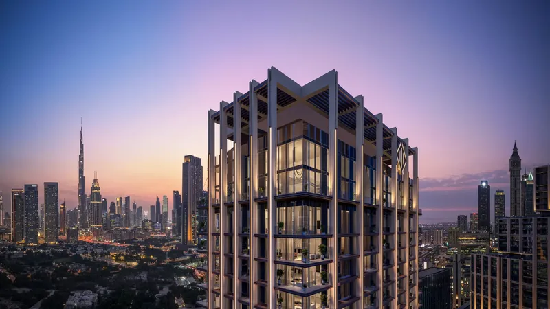 Exterior at The Residences DIFC Zabeel District in Zabeel 1&2 Dubai