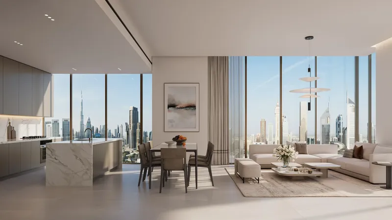 Interior at The Residences DIFC Zabeel District in Zabeel 1&2 Dubai