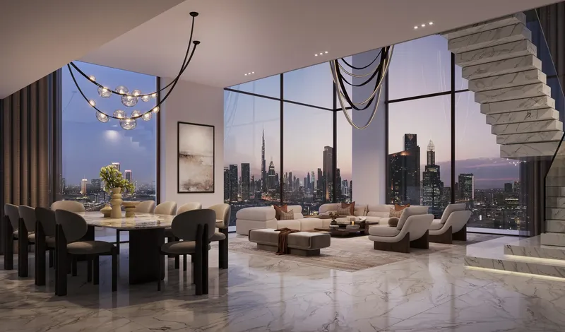 Interior at The Residences DIFC Zabeel District in Zabeel 1&2 Dubai