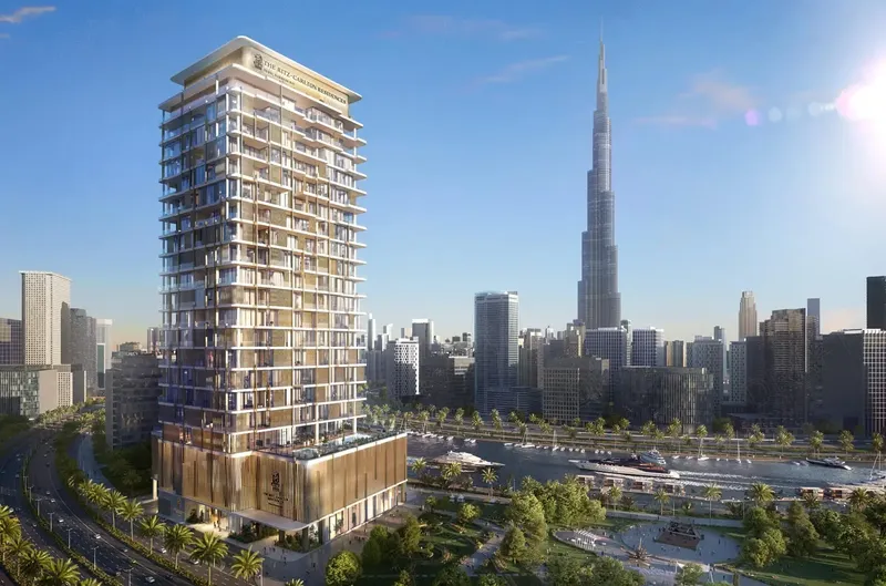 Exterior at The Ritz-Carlton Residences in Business Bay Dubai