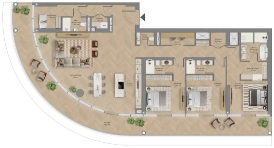ALDAR The Row Saadiyat floor plan