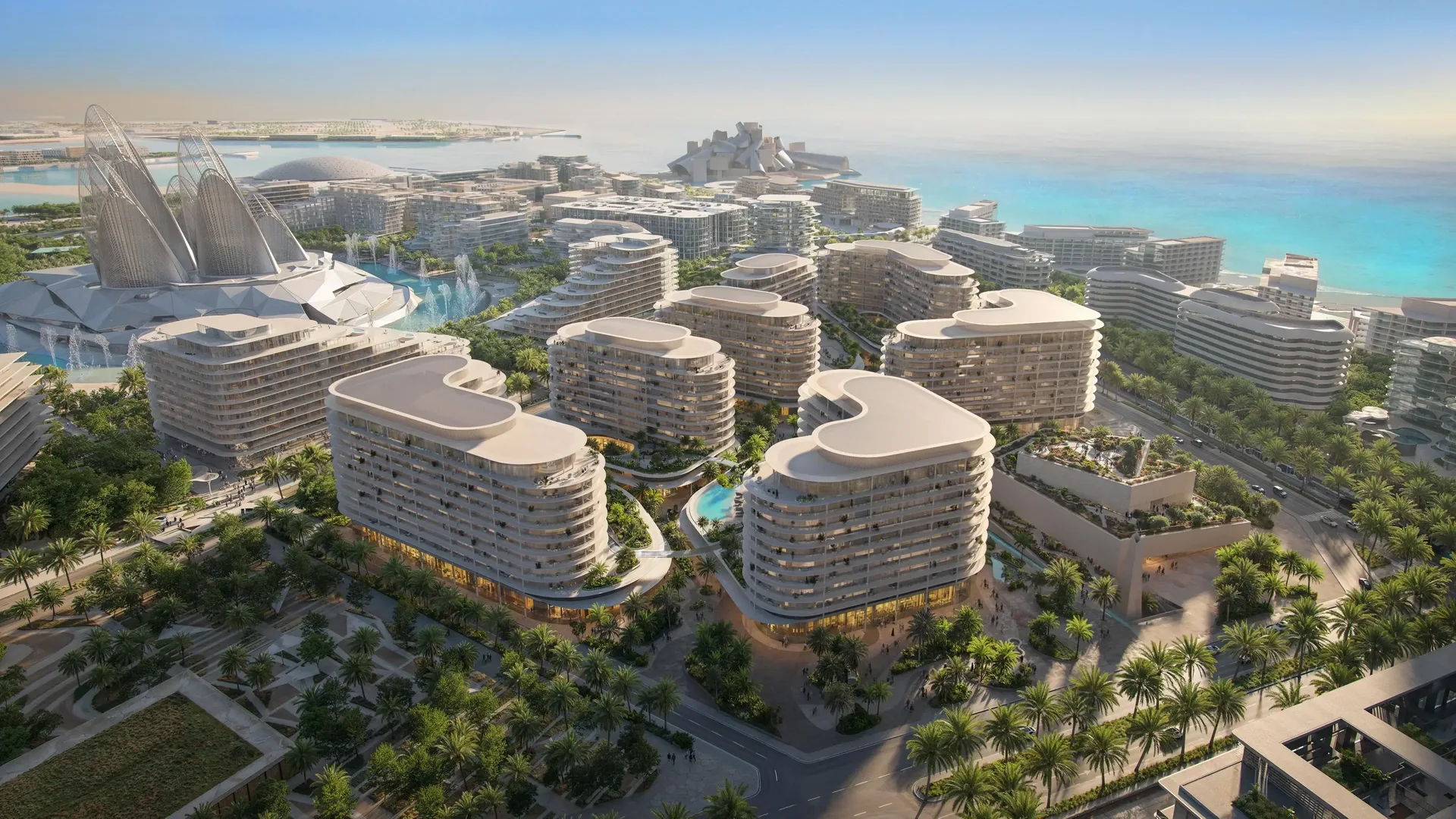 The Row Saadiyat apartments on Saadiyat Island, Abu Dhabi